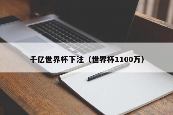 千亿世界杯下注（世界杯1100万）世界杯下注狂潮，千亿规模下竟现1100万天价单