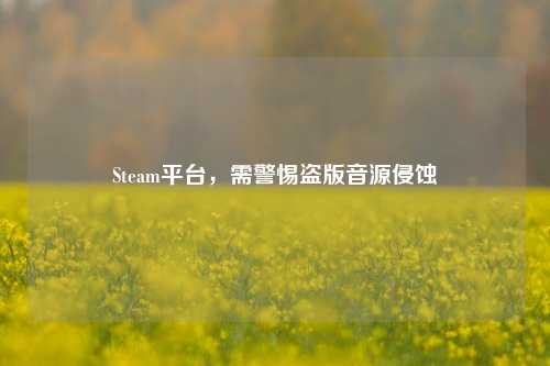 Steam平台，需警惕盗版音源侵蚀
