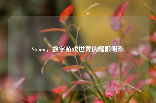 Steam，数字游戏世界的耀眼明珠