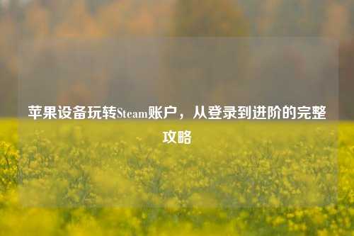 苹果设备玩转Steam账户，从登录到进阶的完整攻略