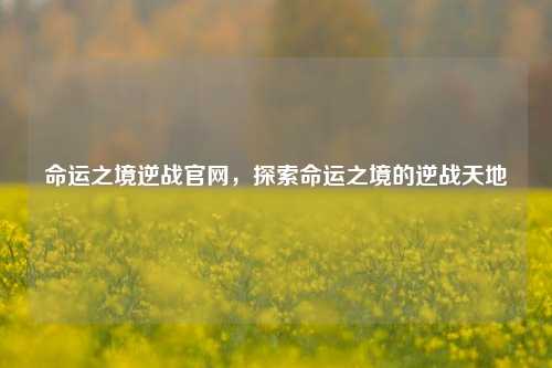 命运之境逆战官网,探索命运之境的逆战天地