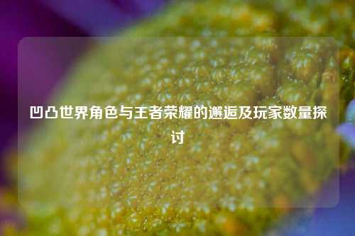 凹凸世界角色与王者荣耀的邂逅及玩家数量探讨