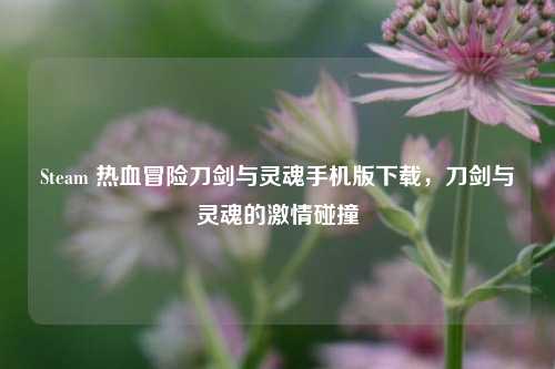 Steam 热血冒险刀剑与灵魂手机版下载,刀剑与灵魂的 *** 碰撞